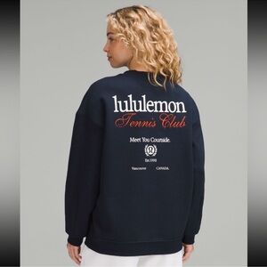 Lululemon Athletica Navy Tennis Club Sweatshirt